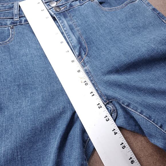 Alloy Apparel Tall Heidi Ultra High Rise Jeans Women Jr 16/37 Blue Skinny Sleek - Picture 5 of 13